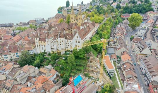 Jardins médiévaux de la colline du Château de Neuchâtel